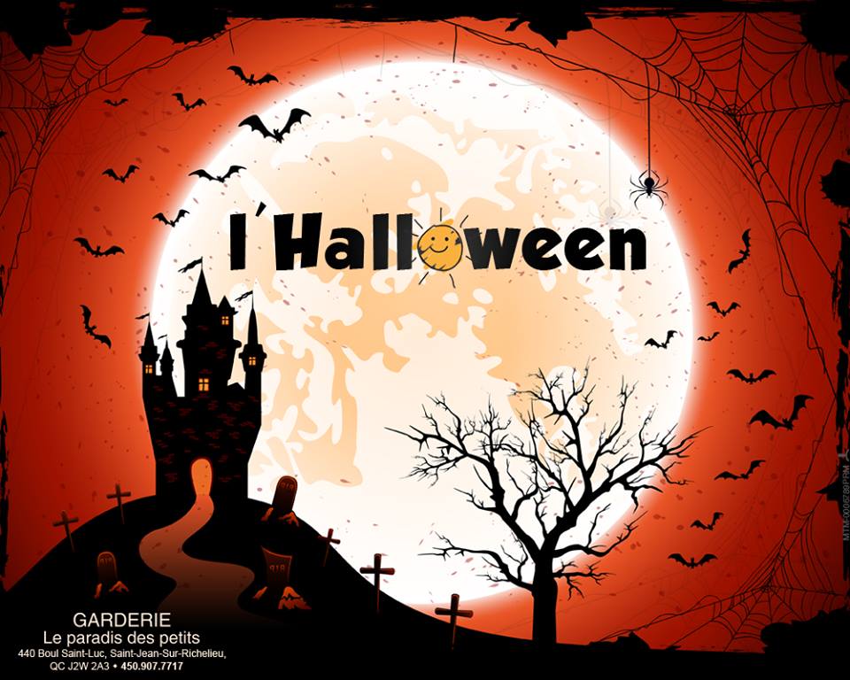 Page De Garde Halloween Activité sur l'Halloween cette semaine à la garderie